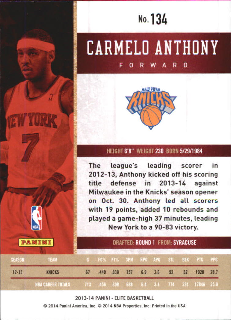 Carmelo Anthony cards (2004-2023) Nuggets Thunder Knicks Blazers - You Choose - Bild 169 von 284
