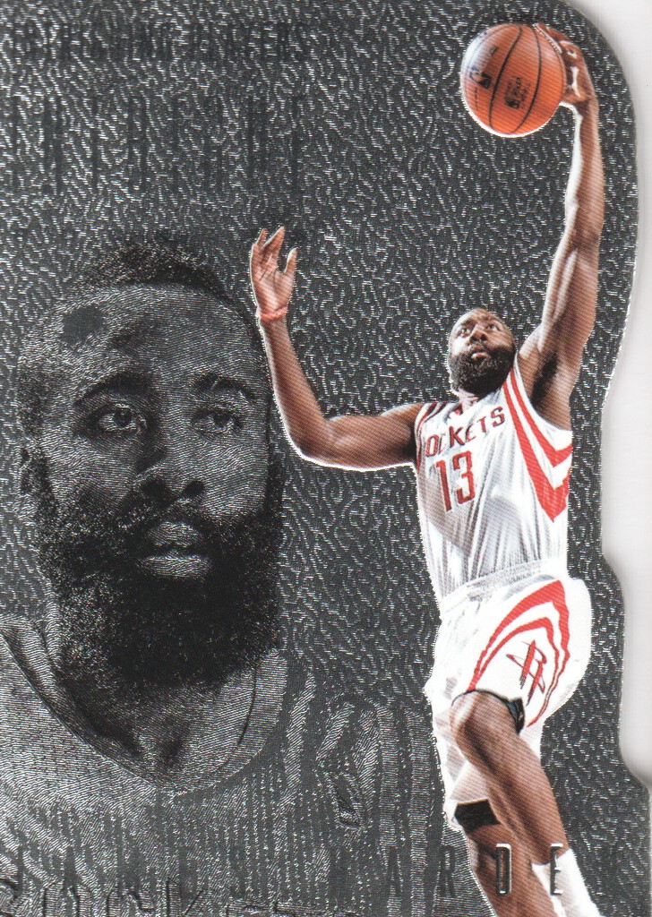 2013-14 Panini Intrigue Intriguing Players Die Cuts #48 James Harden