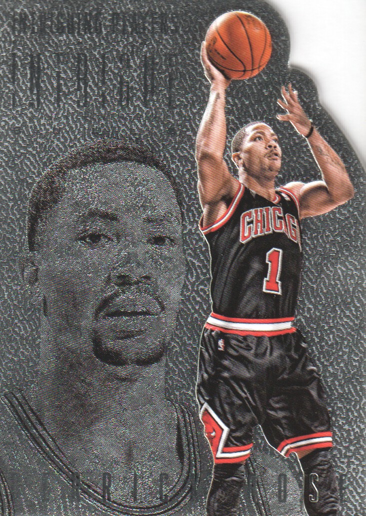2013-14 Panini Intrigue Intriguing Players Die Cuts #87 Derrick Rose