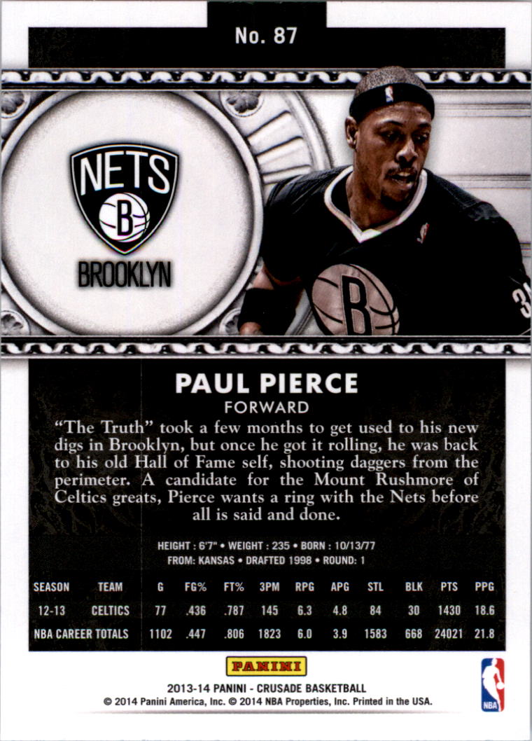 Paul Pierce cards (1999-2021) Celtics Nets - You Choose - Bild 326 von 360