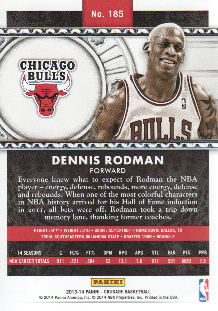 Dennis Rodman cards (1989-2022) Bulls Pistons Spurs Lakers - You Choose - Picture 163 of 168