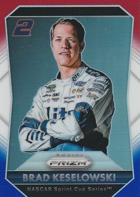 2016 Panini Prizm Prizms Red White and Blue #2 Brad Keselowski