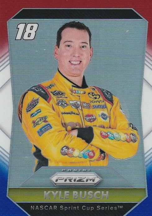 2016 Panini Prizm Prizms Red White and Blue #18 Kyle Busch