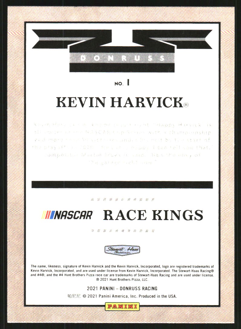 2021 Donruss Racing Card Pick (Base)