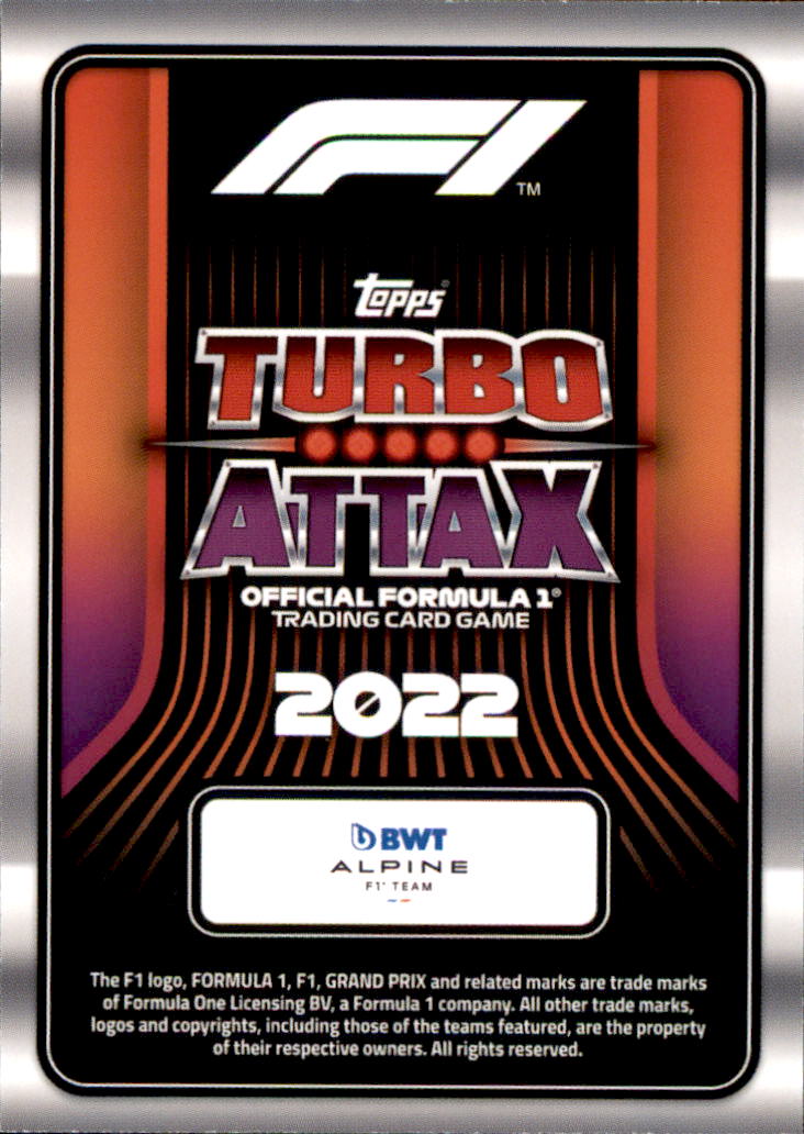 B3524- 2022 Topps Formula 1 Turbo Attax 251-Inserts -You Pick- 15+ FREE US SHIP