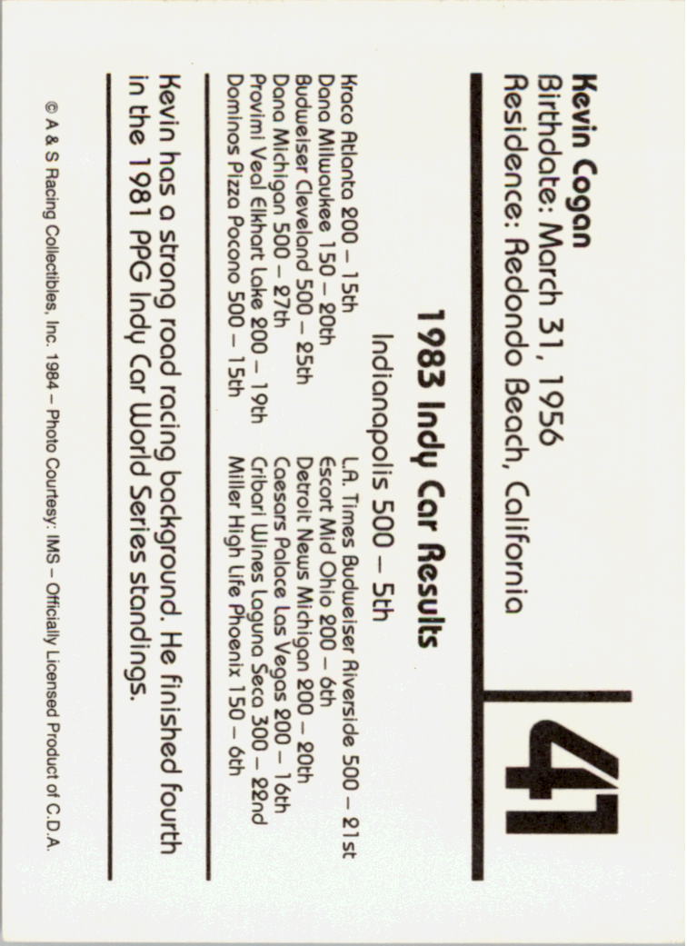 Sports Card Back
