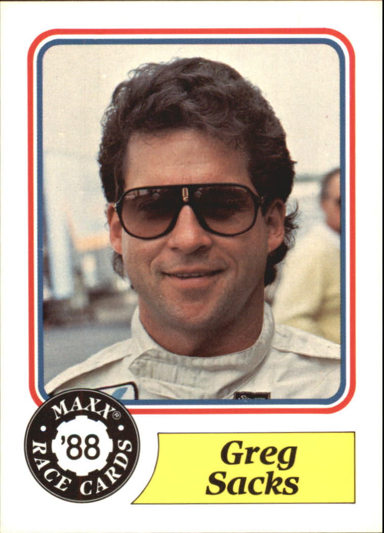 1988 Maxx Charlotte #65 Greg Sacks RC