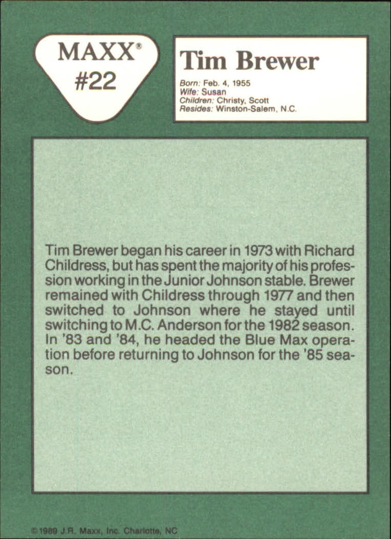 Sports Card Back
