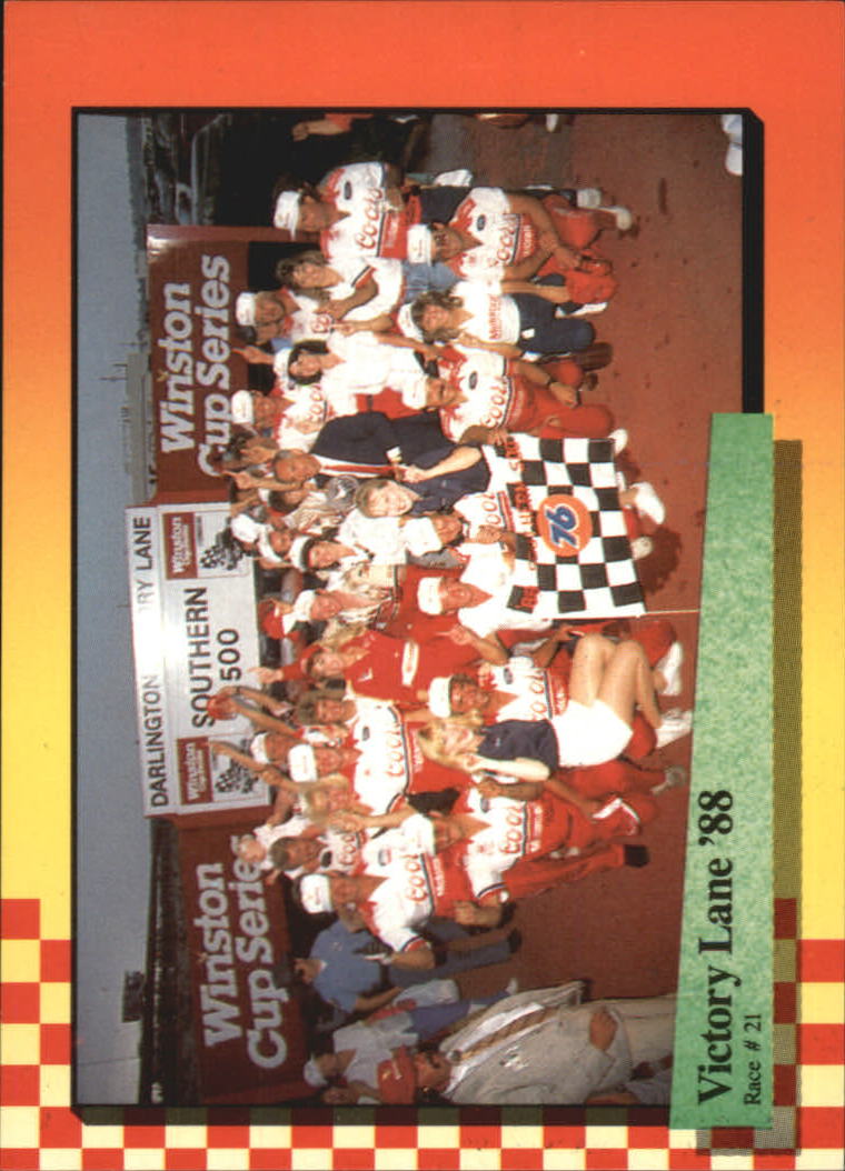 1989 Maxx #161 Bill Elliott w/Crew/Victory Lane