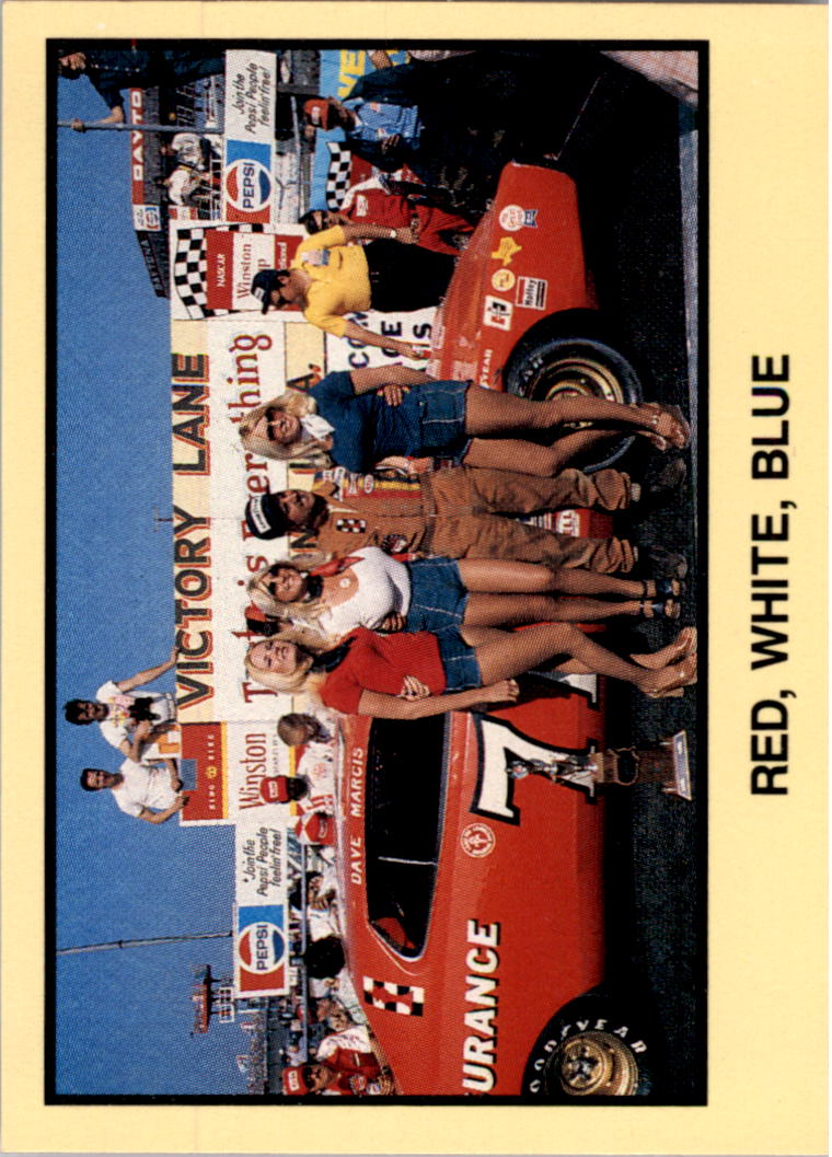 1989-90 TG Racing Masters of Racing #262 Checklist 229-262/Dave Marcis/Red, White, Blue