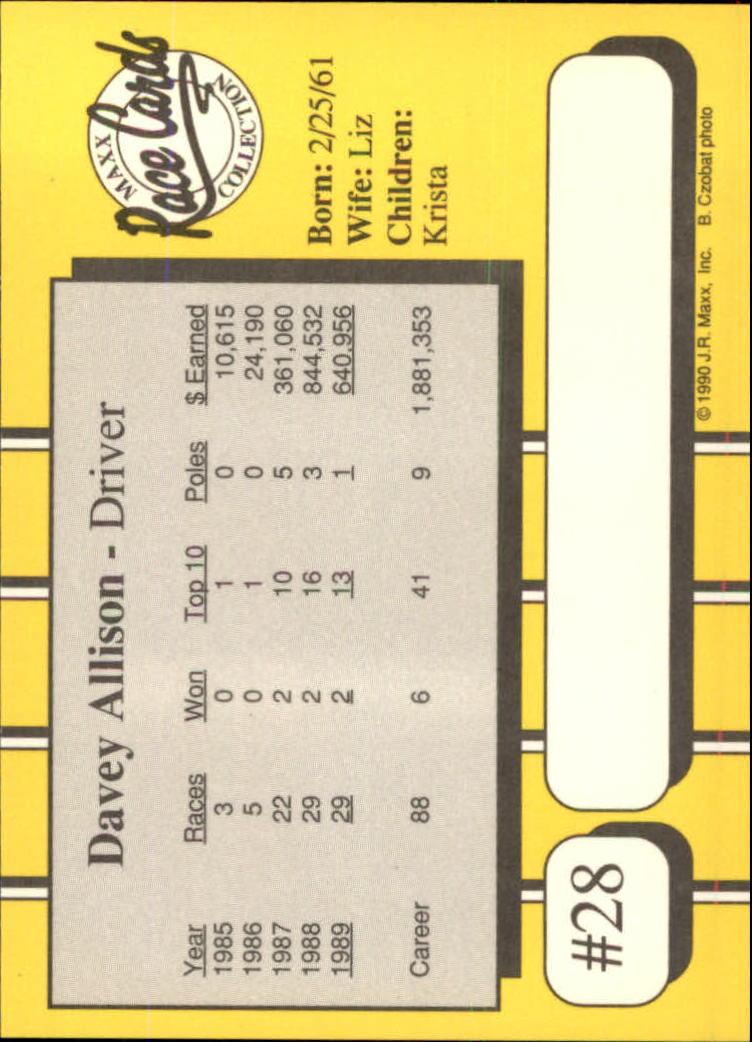 Sports Card Back