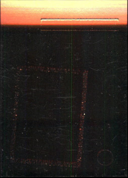 Sports Card Back