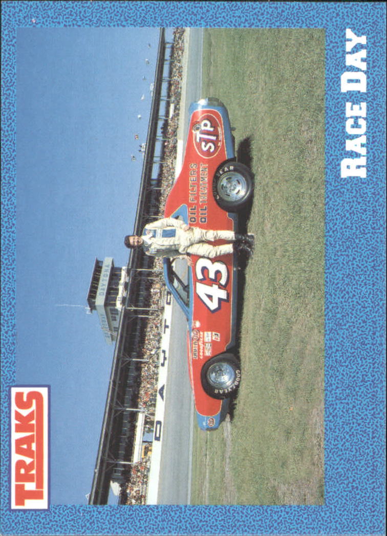 1991 Traks Richard Petty #8 Richard Petty w/Car