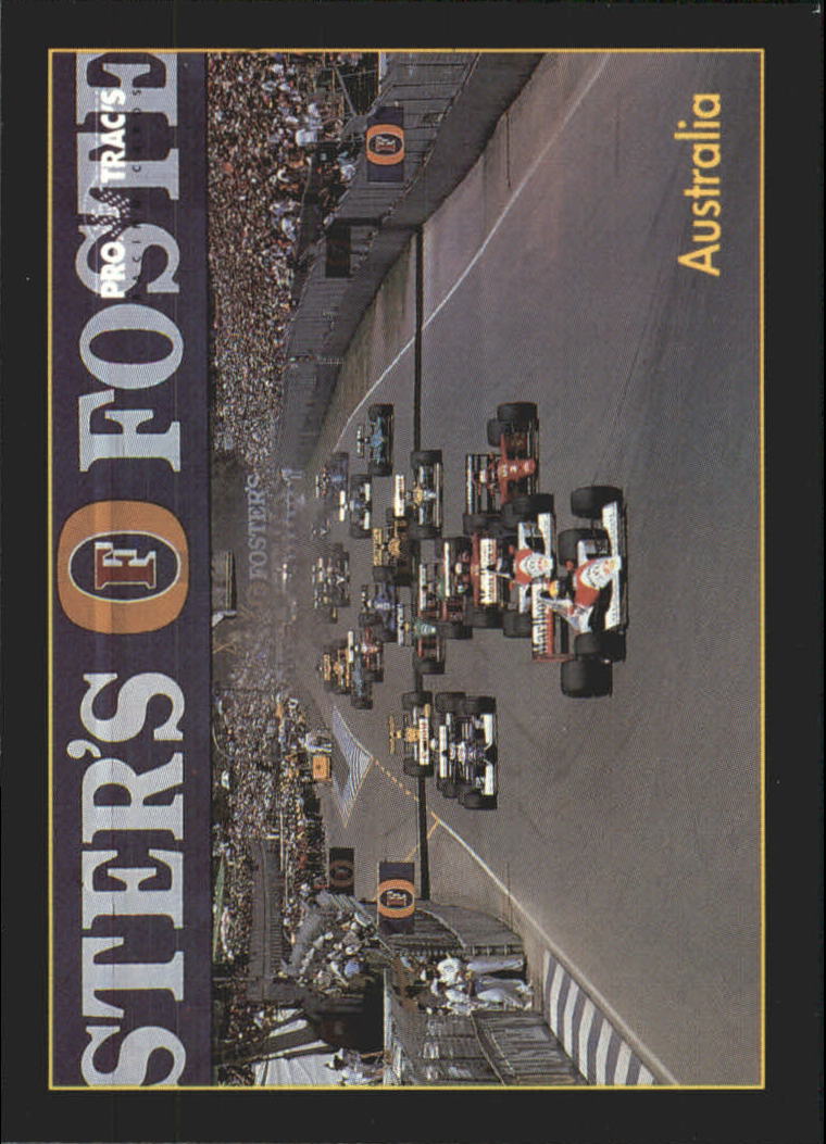 1991 Pro Tracs Formula One #96 Australia Race Track