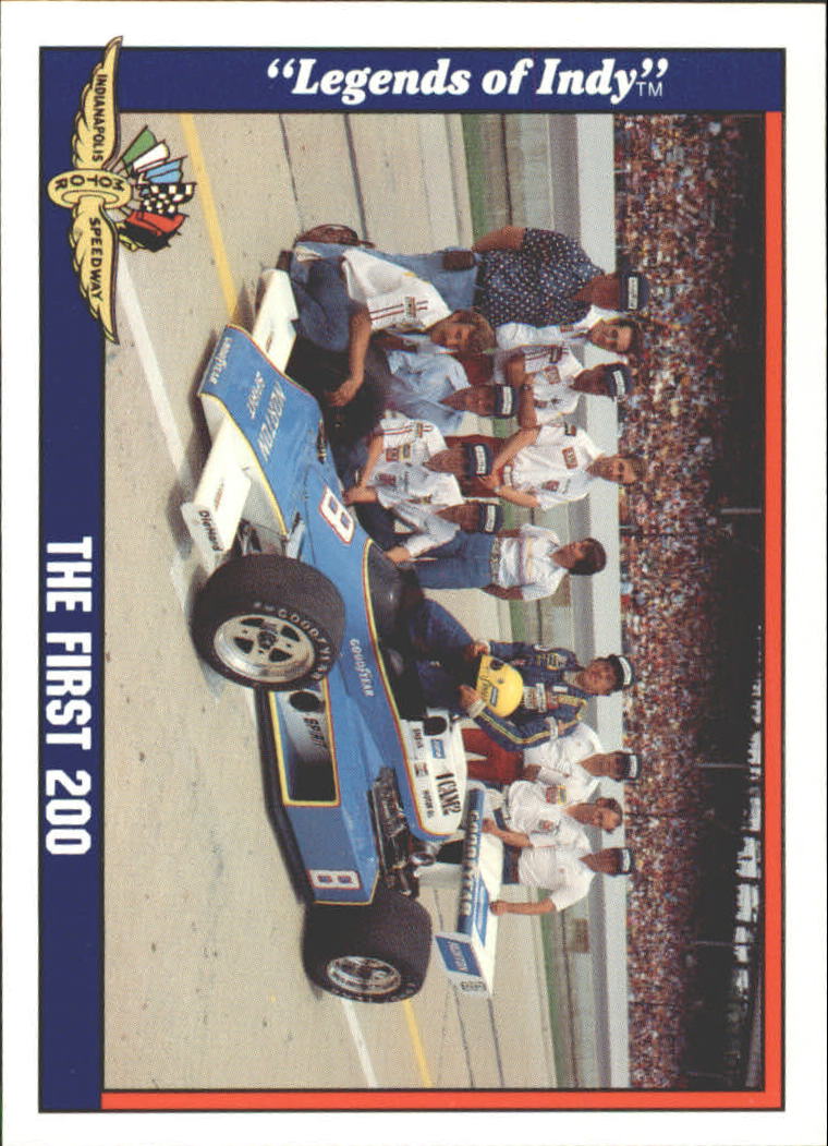 1991 Legends of Indy #62 Tom Sneva w/Crew