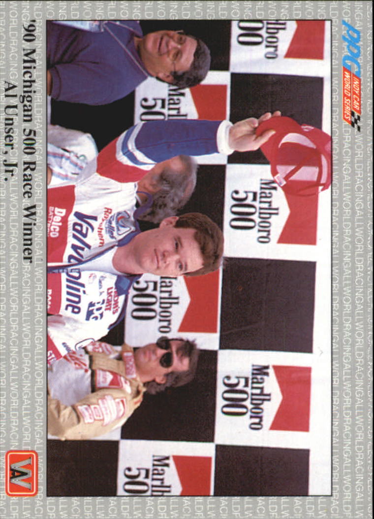 1991 All World Indy #45 Al Unser Jr. WIN