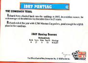 1991 Pro Set Petty Family #42 Richard Petty's Car 1987 back image