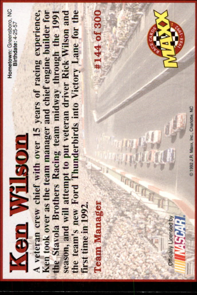 Sports Card Back