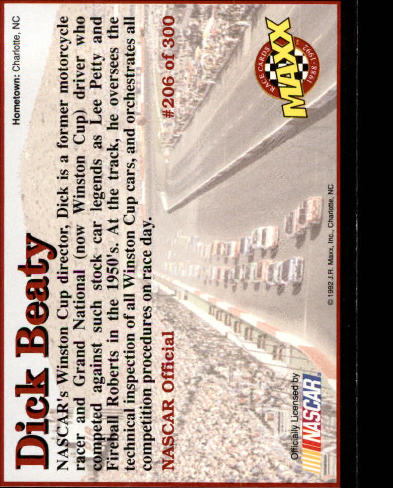Sports Card Back