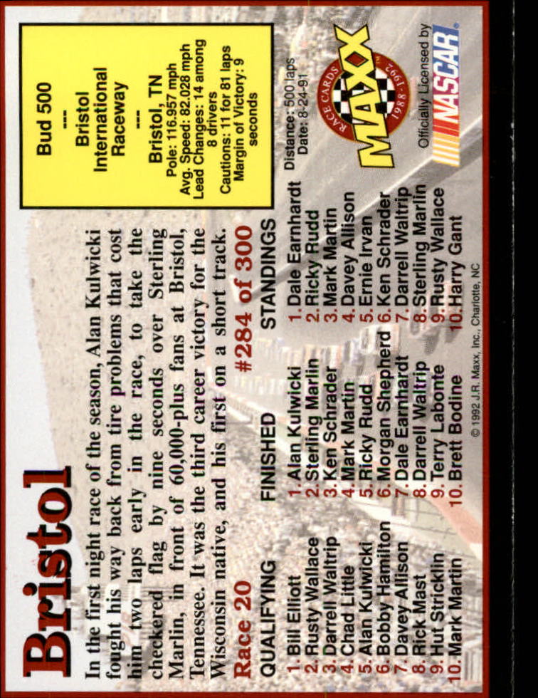 Sports Card Back