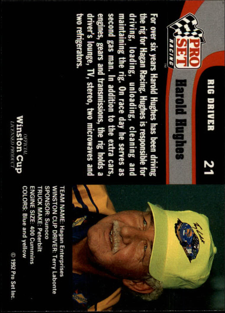 1992 Pro Set Racing Card Pick (Base) - Bild 33 von 371