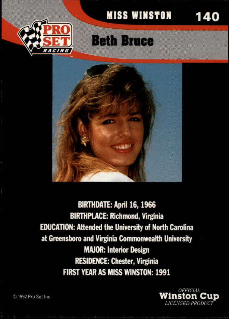 1992 Pro Set Racing Card Pick (Base) - Bild 205 von 371