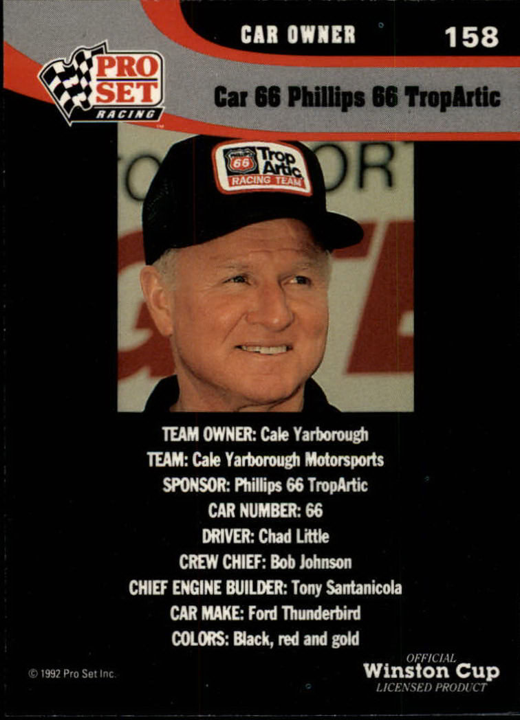 1992 Pro Set Racing Card Pick (Base) - Bild 241 von 371