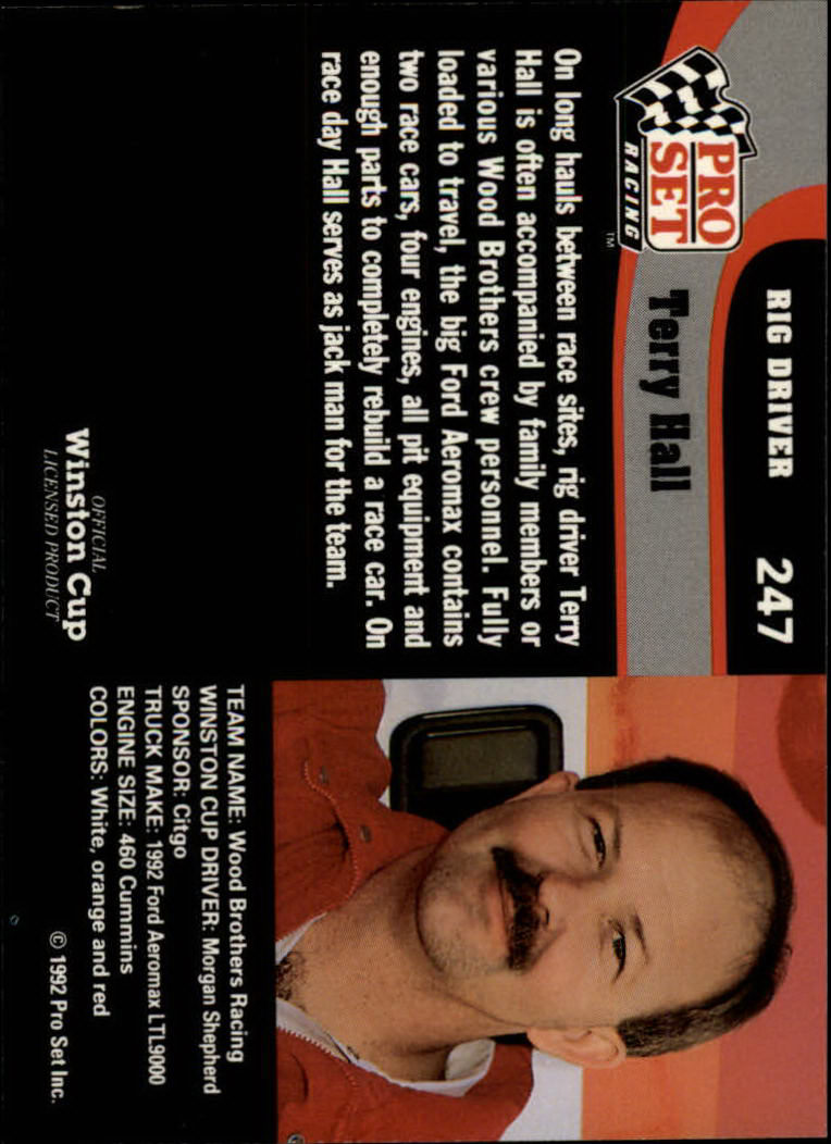 1992 Pro Set Racing Card Pick (Base) - Bild 369 von 371