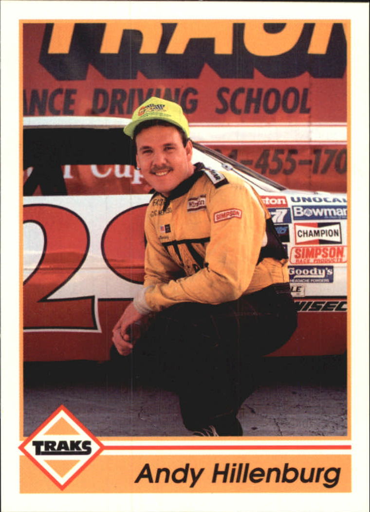 1992 Traks #29A Andy Hillenburg/red stripe under name on back