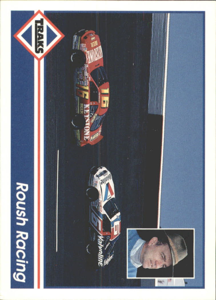 1992 Traks Racing Machines Bonus #16B Mark Martin's Car/Wally Dallenbach Jr.'s Car