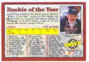 1992 Maxx Red #50 Jeff Gordon/Rookie of the Year back image