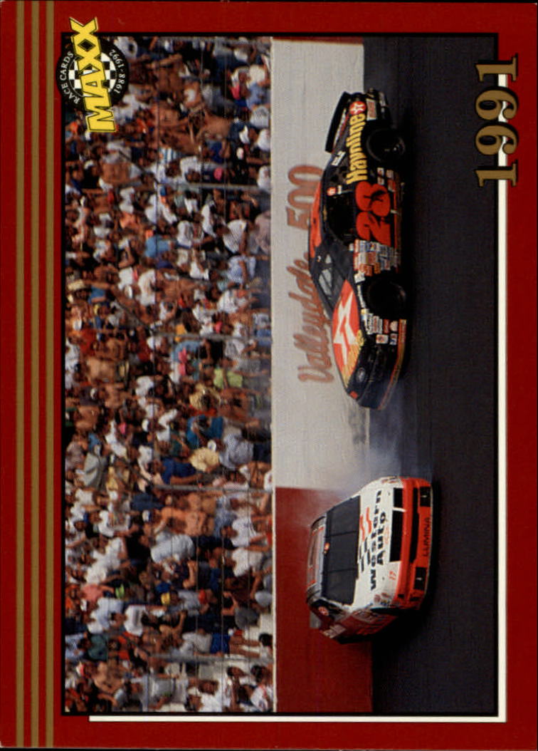 1992 Maxx Red #190 Davey Allison's Car/Darrell Waltrip's Car/Memorable Moments