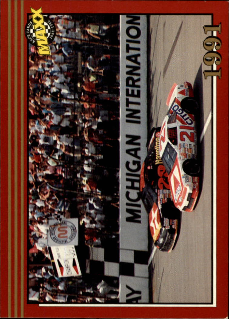 1992 Maxx Red #198 Davey Allison/Dale Jarrett Cars MM