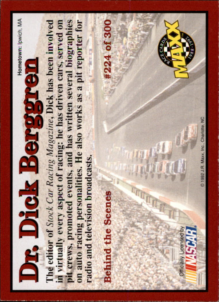 Sports Card Back