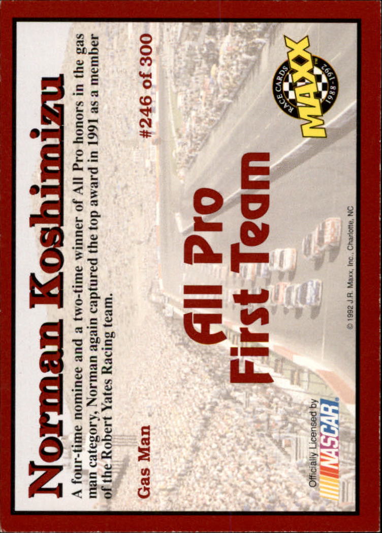 Sports Card Back