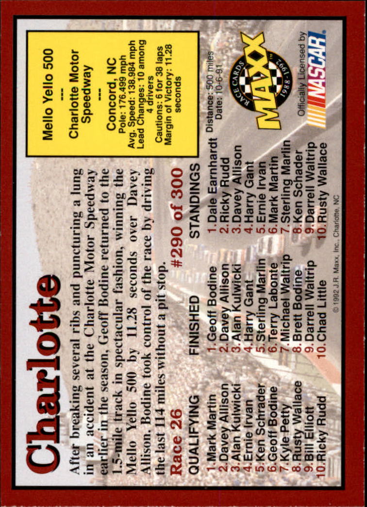 Sports Card Back