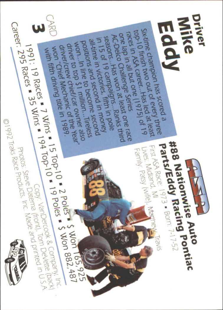 Sports Card Back