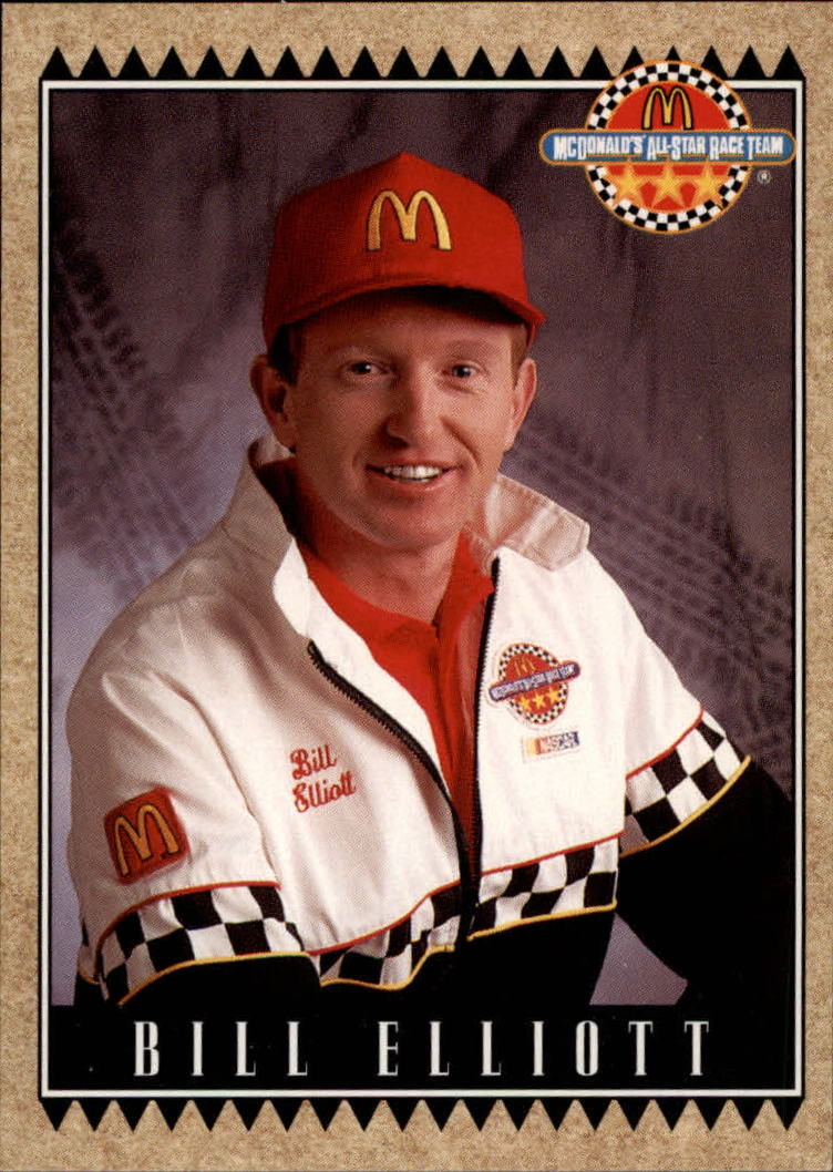 1992 Maxx McDonald's #4 Bill Elliott