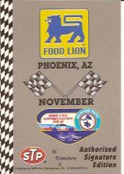 1992 Food Lion Richard Petty #109 Phoenix, AZ November