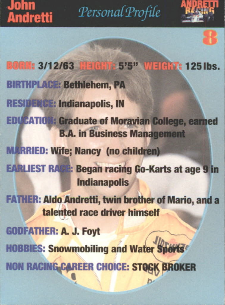 Sports Card Back