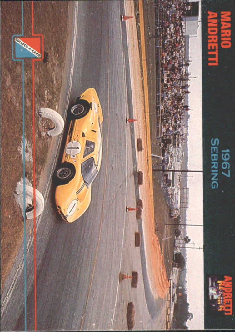 1992 Collect-A-Card Andretti Racing #17 Mario Andretti's Car