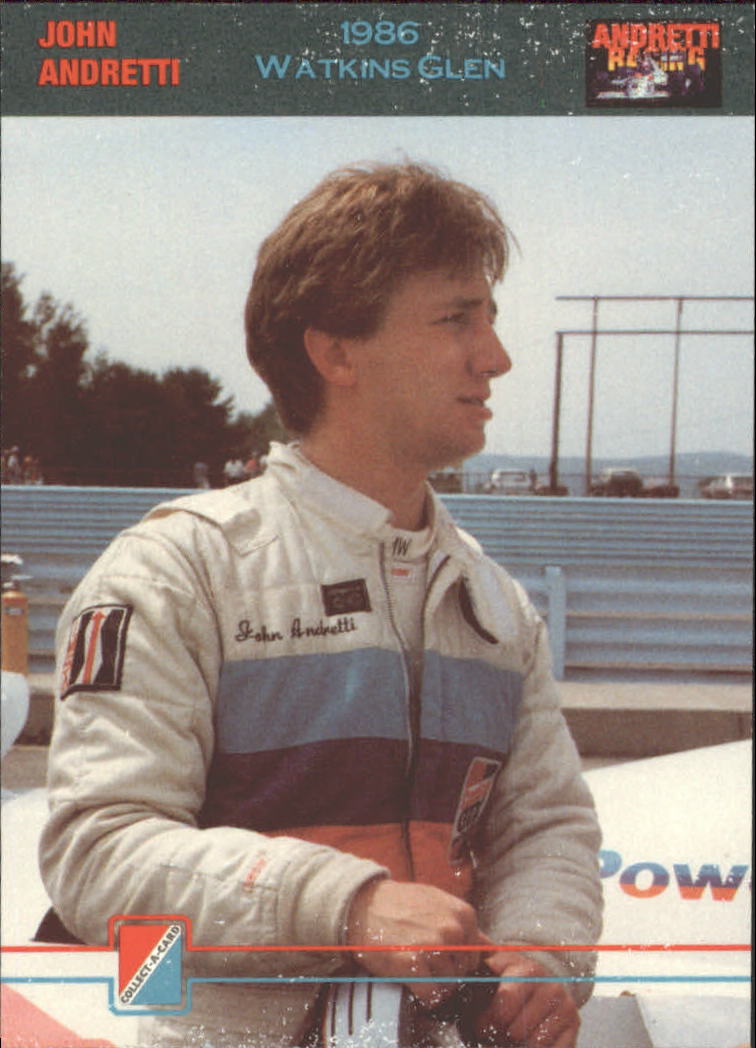 1992 Collect-A-Card Andretti Racing #31 John Andretti