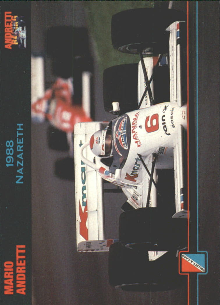 1992 Collect-A-Card Andretti Racing #56 Mario Andretti's Car