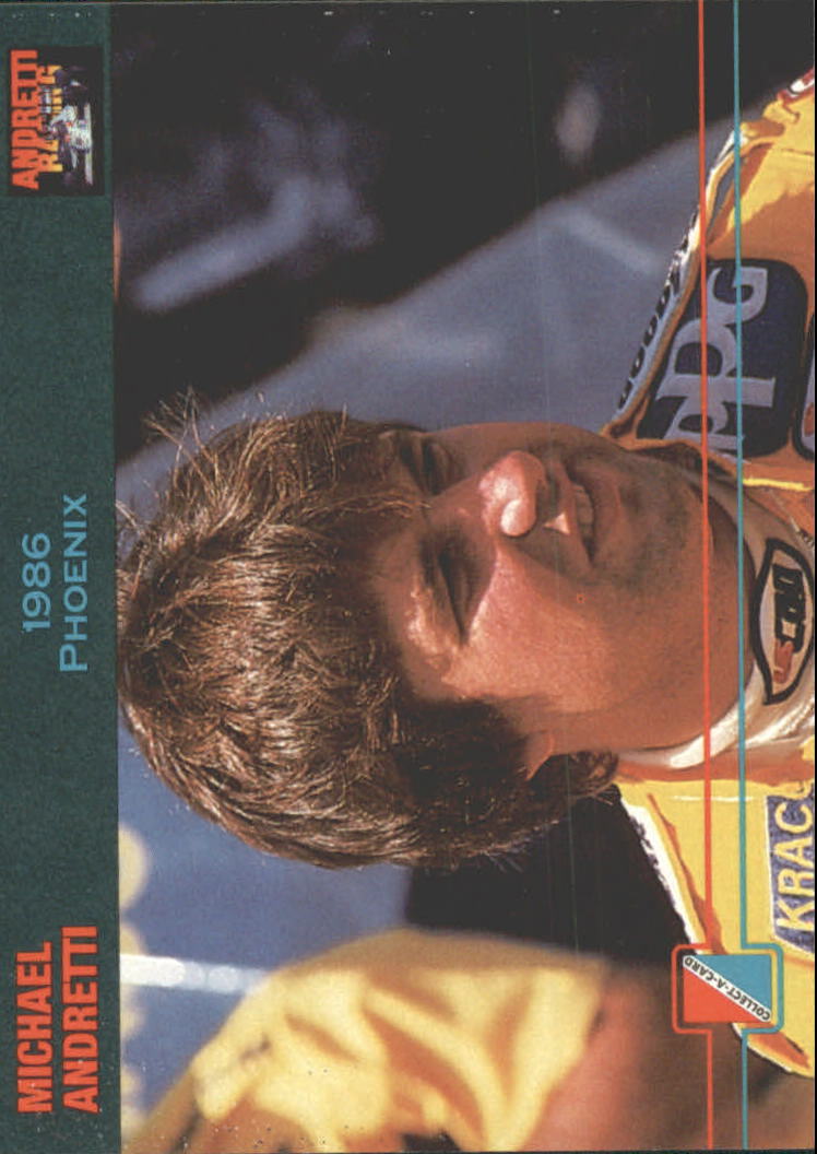 1992 Collect-A-Card Andretti Racing #79 Michael Andretti