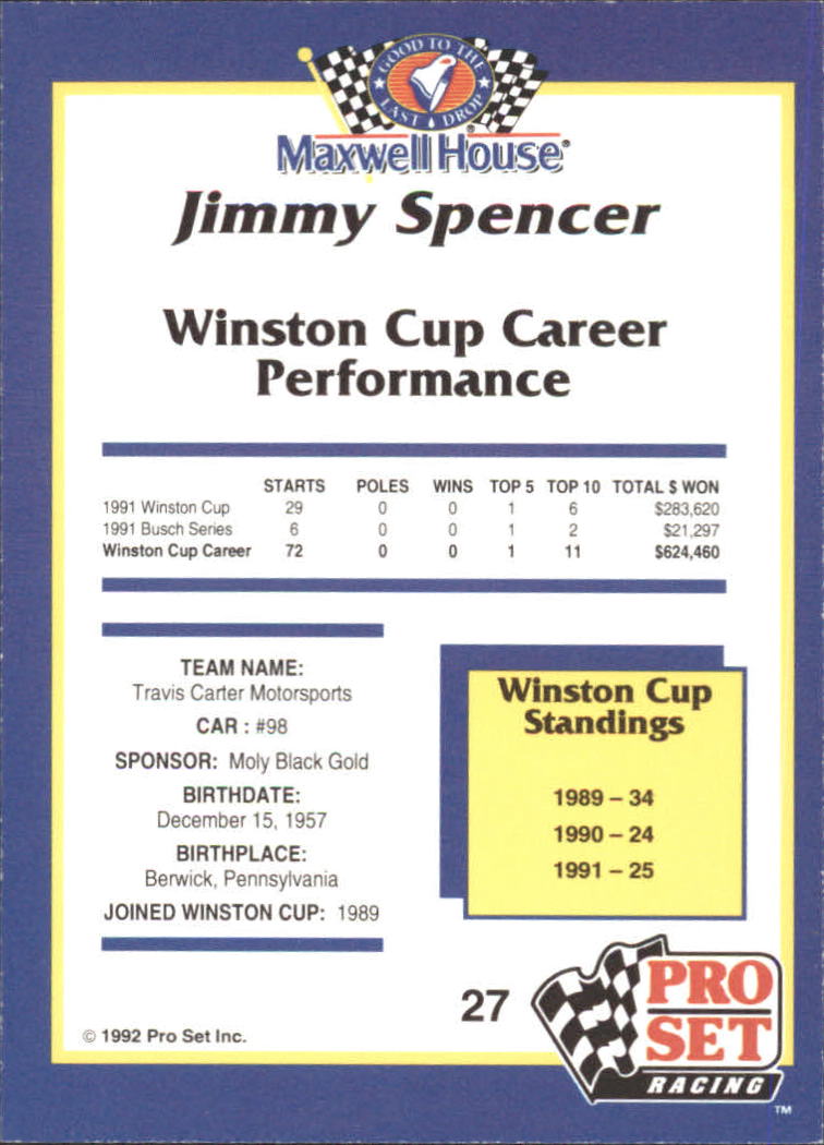 Sports Card Back