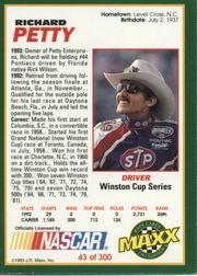 B3992- 1993 Maxx Racing Card #s 1-150 +Rookies -You Pick- 15+ FREE US SHIP - Bild 87 von 297