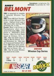 B3992- 1993 Maxx Racing Card #s 1-150 +Rookies -You Pick- 15+ FREE US SHIP - Bild 163 von 297