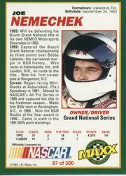 B3992- 1993 Maxx Racing Card #s 1-150 +Rookies -You Pick- 15+ FREE US SHIP - Bild 173 von 297
