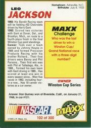 B3992- 1993 Maxx Racing Card #s 1-150 +Rookies -You Pick- 15+ FREE US SHIP - Bild 203 von 297
