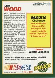 B3992- 1993 Maxx Racing Card #s 1-150 +Rookies -You Pick- 15+ FREE US SHIP - Bild 227 von 297
